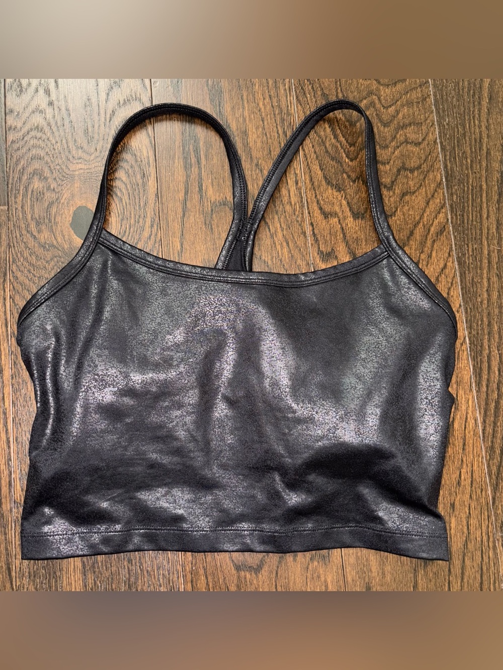 Aerie OFFLINE black Large sports gym bra bralette yoga